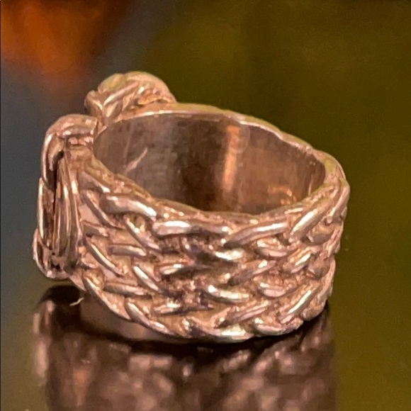 WOW POSHMARK - Authentic Hermès Sterling Silver Belt Buckle Ring - Picture 6 of 16